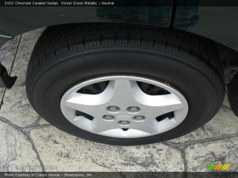 Forest Green Metallic / Neutral 2002 Chevrolet Cavalier Sedan