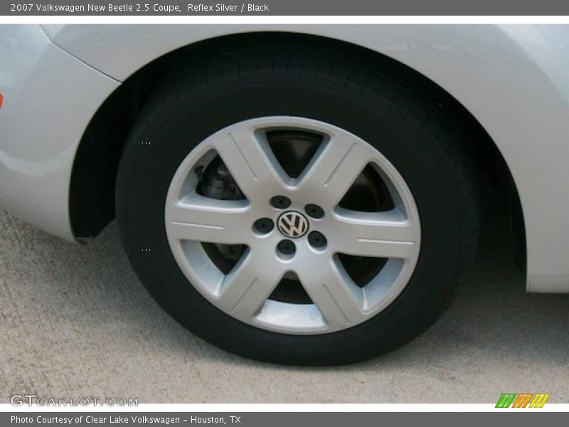 Reflex Silver / Black 2007 Volkswagen New Beetle 2.5 Coupe