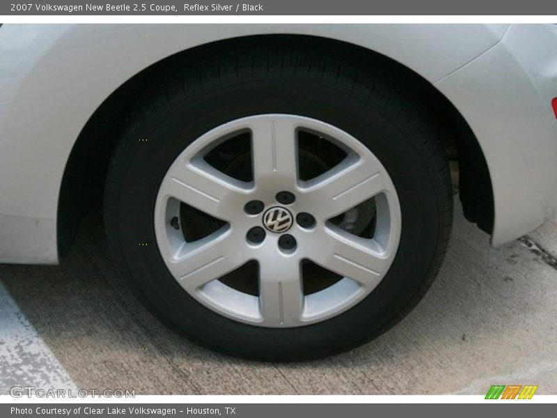 Reflex Silver / Black 2007 Volkswagen New Beetle 2.5 Coupe