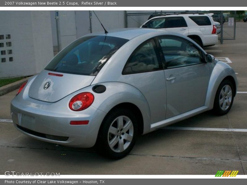 Reflex Silver / Black 2007 Volkswagen New Beetle 2.5 Coupe