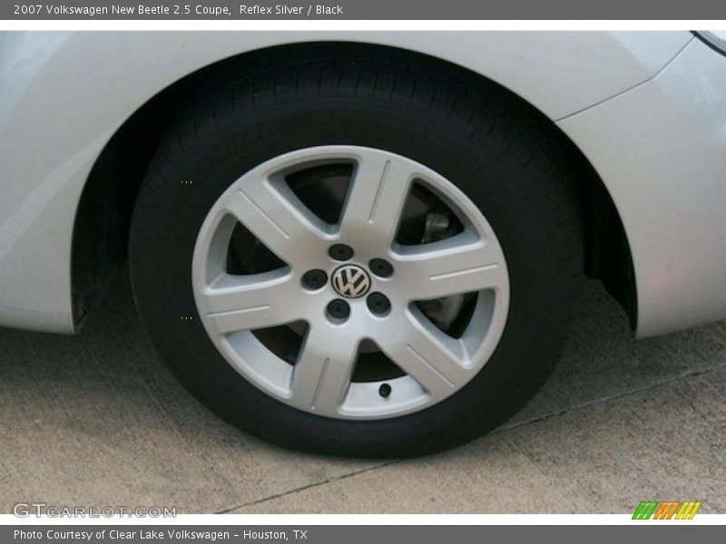 Reflex Silver / Black 2007 Volkswagen New Beetle 2.5 Coupe