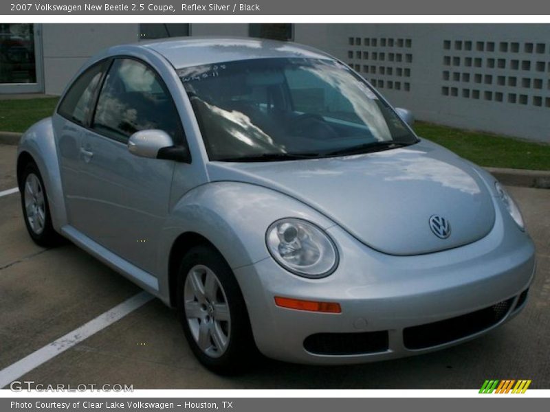 Reflex Silver / Black 2007 Volkswagen New Beetle 2.5 Coupe