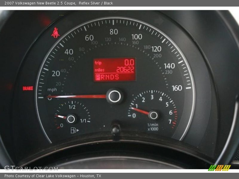 Reflex Silver / Black 2007 Volkswagen New Beetle 2.5 Coupe