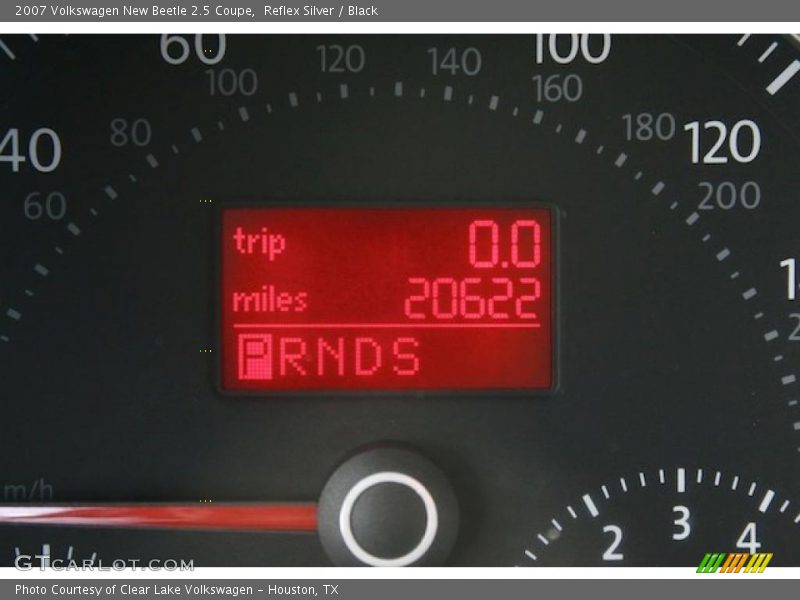 Reflex Silver / Black 2007 Volkswagen New Beetle 2.5 Coupe