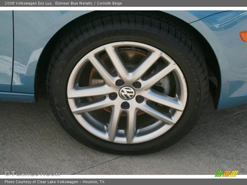 Eismeer Blue Metallic / Cornsilk Beige 2008 Volkswagen Eos Lux