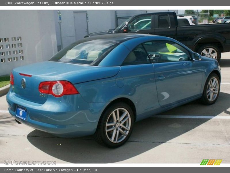 Eismeer Blue Metallic / Cornsilk Beige 2008 Volkswagen Eos Lux