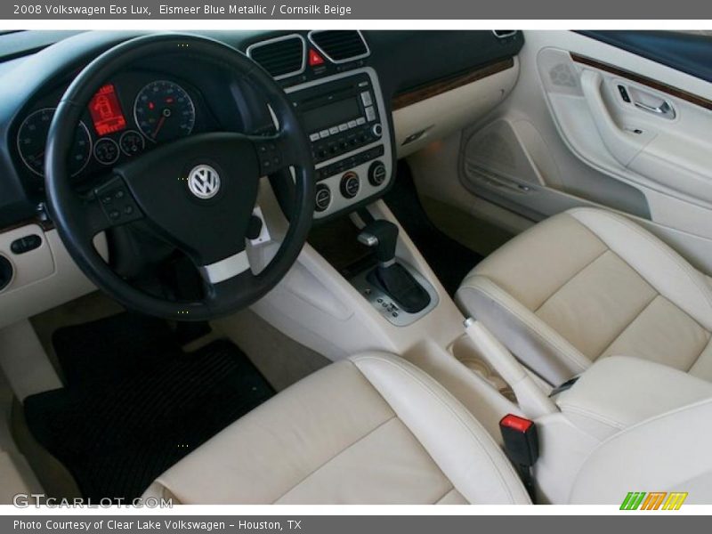 Eismeer Blue Metallic / Cornsilk Beige 2008 Volkswagen Eos Lux