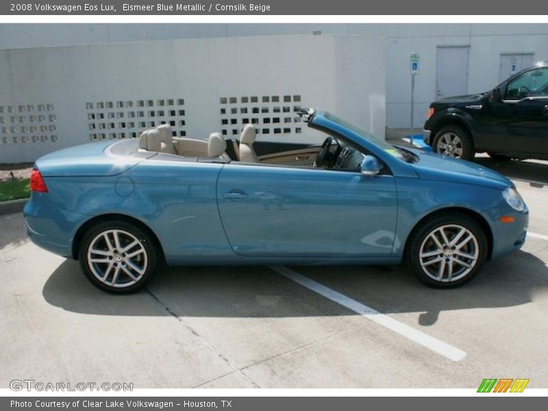 Eismeer Blue Metallic / Cornsilk Beige 2008 Volkswagen Eos Lux