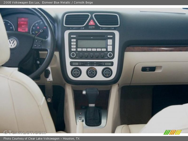 Eismeer Blue Metallic / Cornsilk Beige 2008 Volkswagen Eos Lux