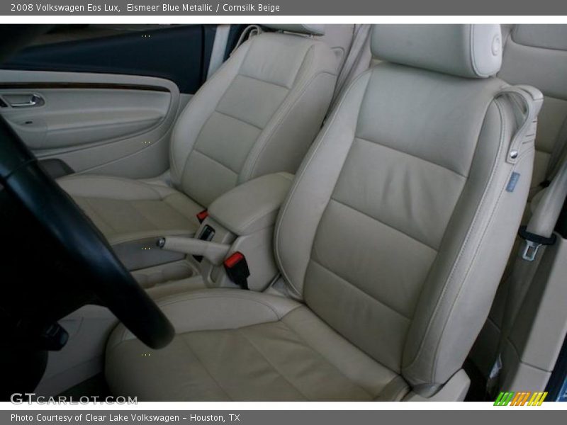 Eismeer Blue Metallic / Cornsilk Beige 2008 Volkswagen Eos Lux