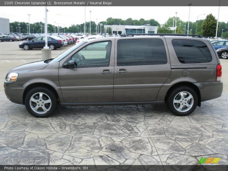 Bronzemist Metallic / Neutral Beige 2005 Chevrolet Uplander LS