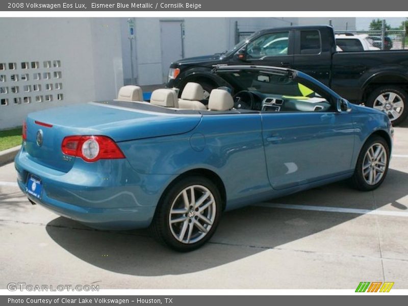 Eismeer Blue Metallic / Cornsilk Beige 2008 Volkswagen Eos Lux