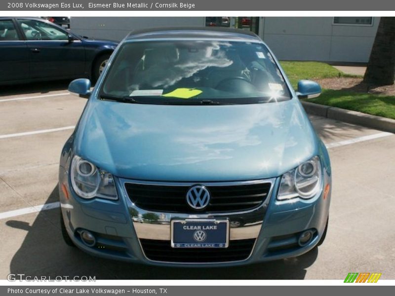 Eismeer Blue Metallic / Cornsilk Beige 2008 Volkswagen Eos Lux