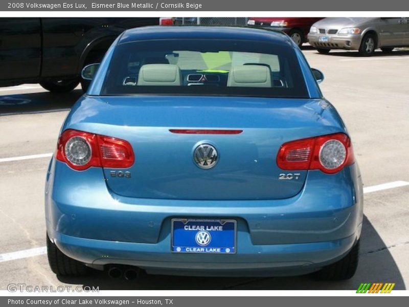 Eismeer Blue Metallic / Cornsilk Beige 2008 Volkswagen Eos Lux