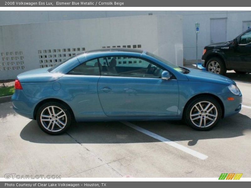 Eismeer Blue Metallic / Cornsilk Beige 2008 Volkswagen Eos Lux