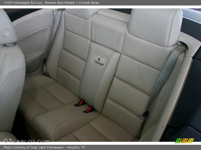 Eismeer Blue Metallic / Cornsilk Beige 2008 Volkswagen Eos Lux