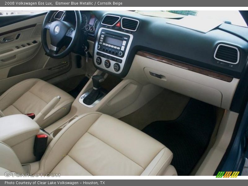 Eismeer Blue Metallic / Cornsilk Beige 2008 Volkswagen Eos Lux
