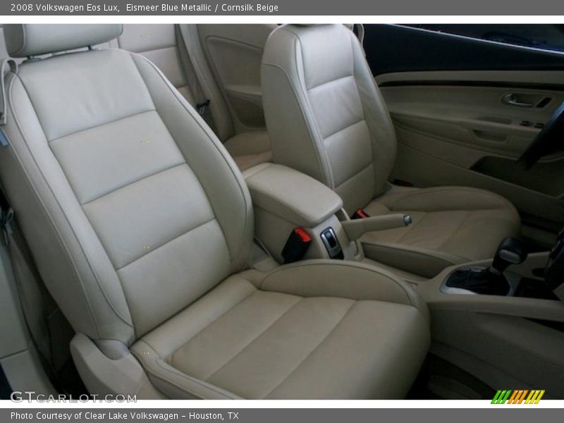Eismeer Blue Metallic / Cornsilk Beige 2008 Volkswagen Eos Lux