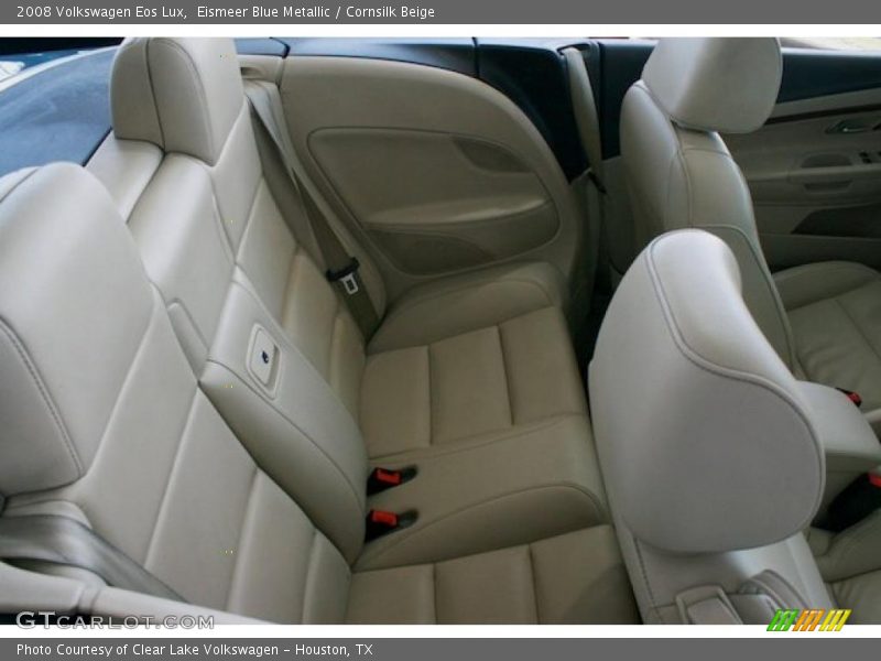 Eismeer Blue Metallic / Cornsilk Beige 2008 Volkswagen Eos Lux