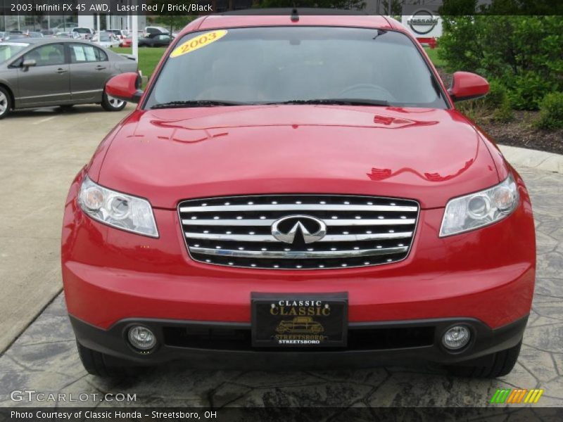 Laser Red / Brick/Black 2003 Infiniti FX 45 AWD