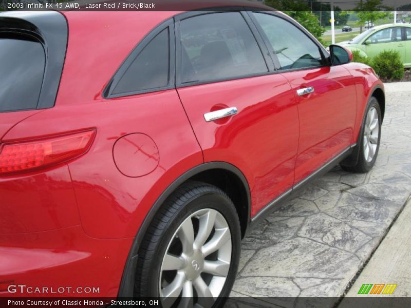 Laser Red / Brick/Black 2003 Infiniti FX 45 AWD