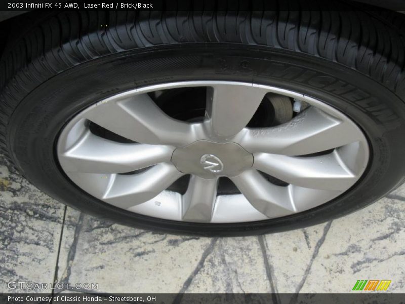 Laser Red / Brick/Black 2003 Infiniti FX 45 AWD