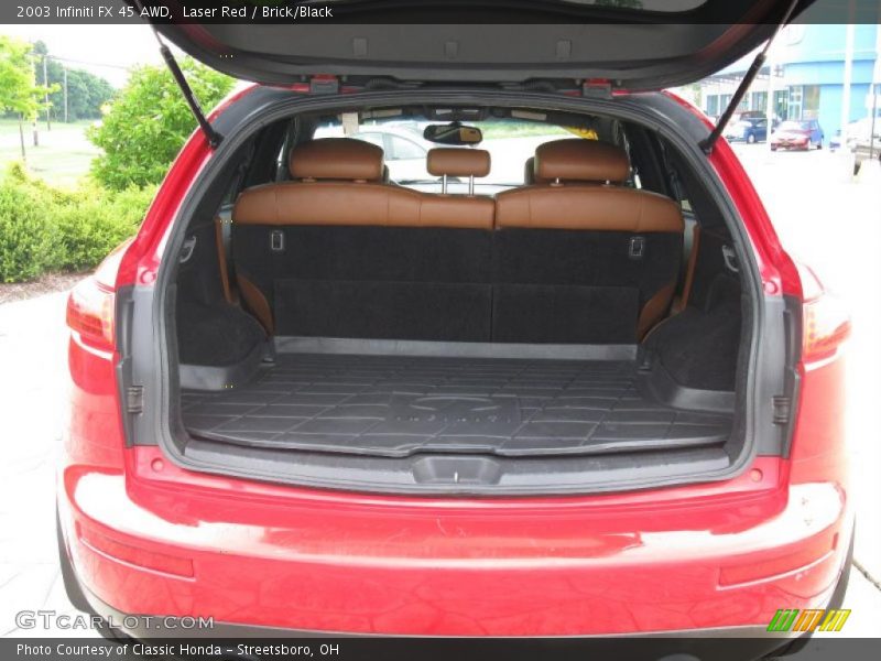 Laser Red / Brick/Black 2003 Infiniti FX 45 AWD