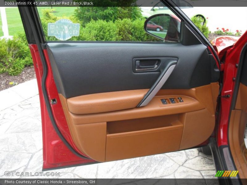 Laser Red / Brick/Black 2003 Infiniti FX 45 AWD