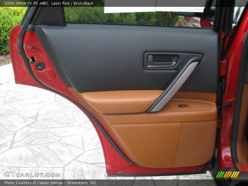 Laser Red / Brick/Black 2003 Infiniti FX 45 AWD