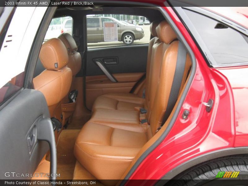 Laser Red / Brick/Black 2003 Infiniti FX 45 AWD