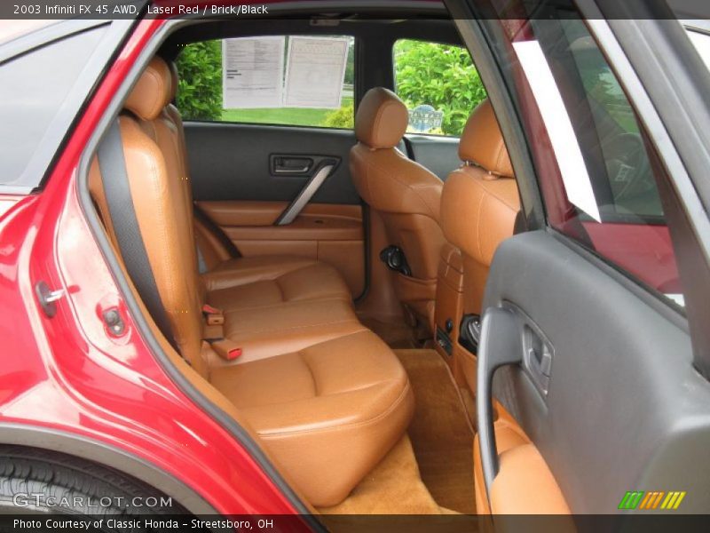 Laser Red / Brick/Black 2003 Infiniti FX 45 AWD