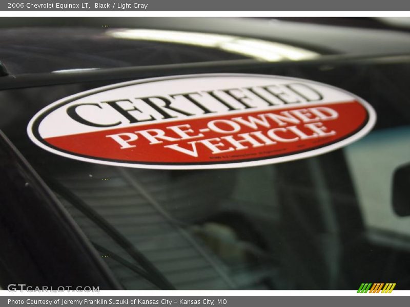 Black / Light Gray 2006 Chevrolet Equinox LT