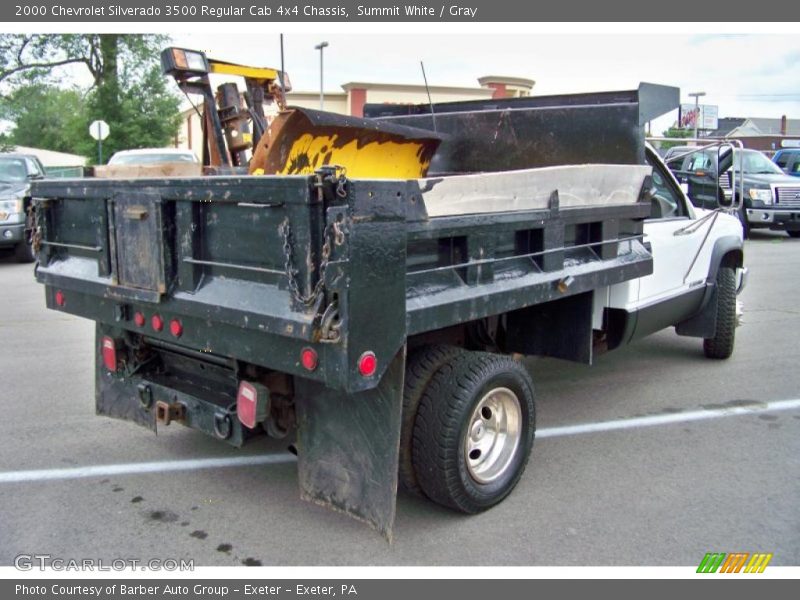 Summit White / Gray 2000 Chevrolet Silverado 3500 Regular Cab 4x4 Chassis