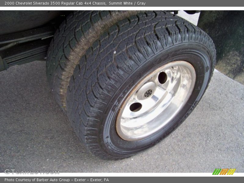 Summit White / Gray 2000 Chevrolet Silverado 3500 Regular Cab 4x4 Chassis