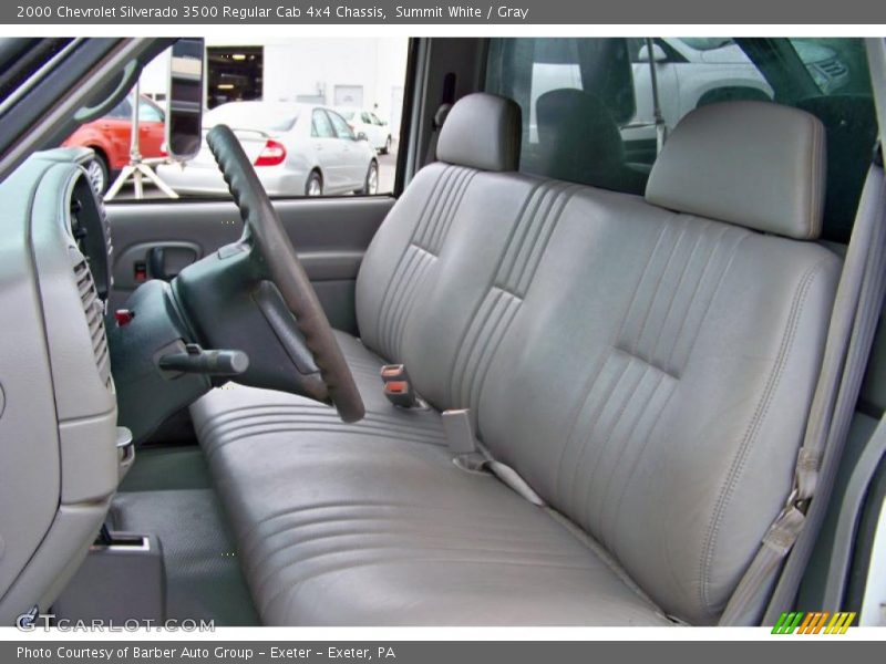 Summit White / Gray 2000 Chevrolet Silverado 3500 Regular Cab 4x4 Chassis