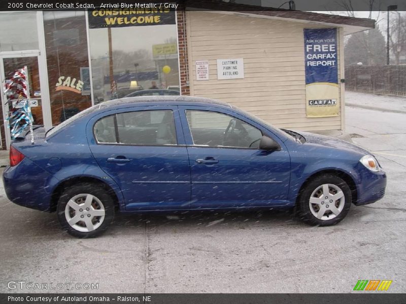 Arrival Blue Metallic / Gray 2005 Chevrolet Cobalt Sedan