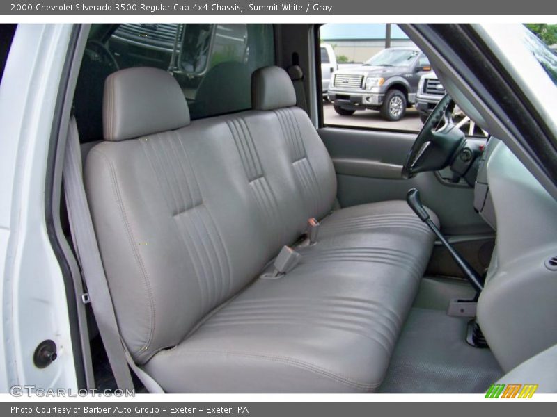 Summit White / Gray 2000 Chevrolet Silverado 3500 Regular Cab 4x4 Chassis