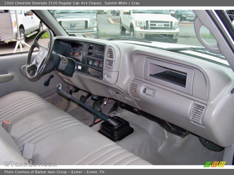 Summit White / Gray 2000 Chevrolet Silverado 3500 Regular Cab 4x4 Chassis