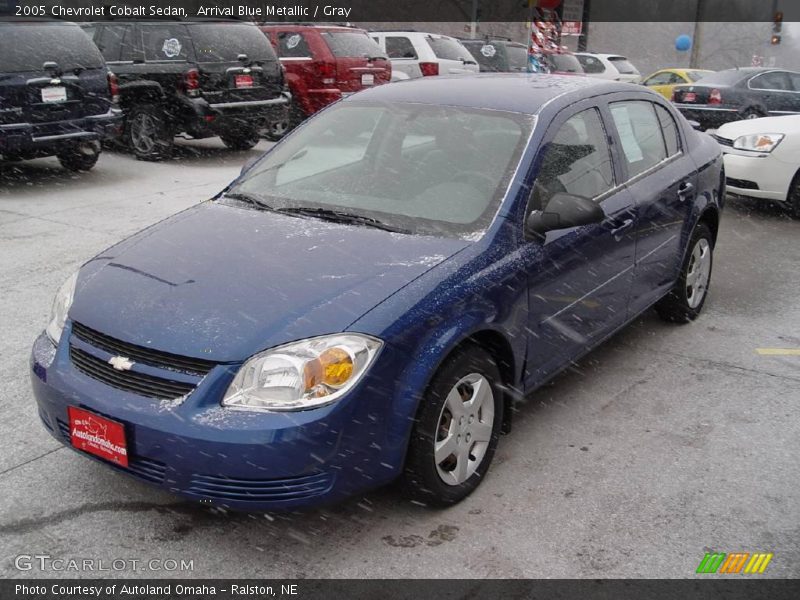 Arrival Blue Metallic / Gray 2005 Chevrolet Cobalt Sedan