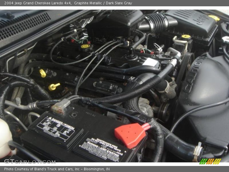 Graphite Metallic / Dark Slate Gray 2004 Jeep Grand Cherokee Laredo 4x4