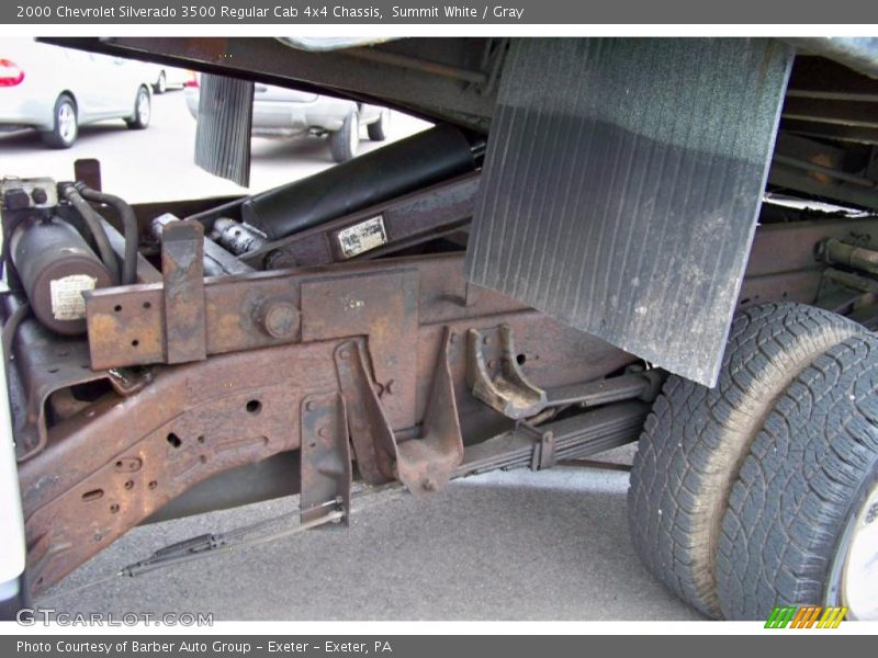 Summit White / Gray 2000 Chevrolet Silverado 3500 Regular Cab 4x4 Chassis