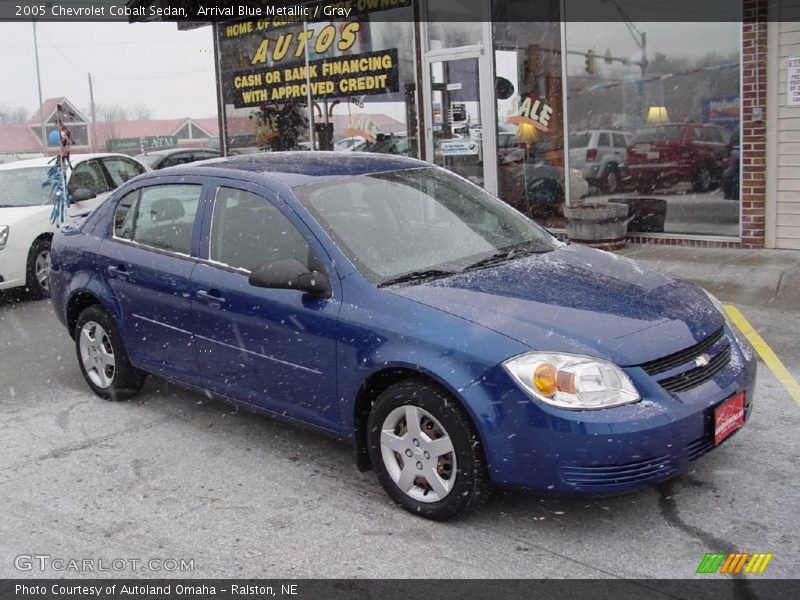 Arrival Blue Metallic / Gray 2005 Chevrolet Cobalt Sedan