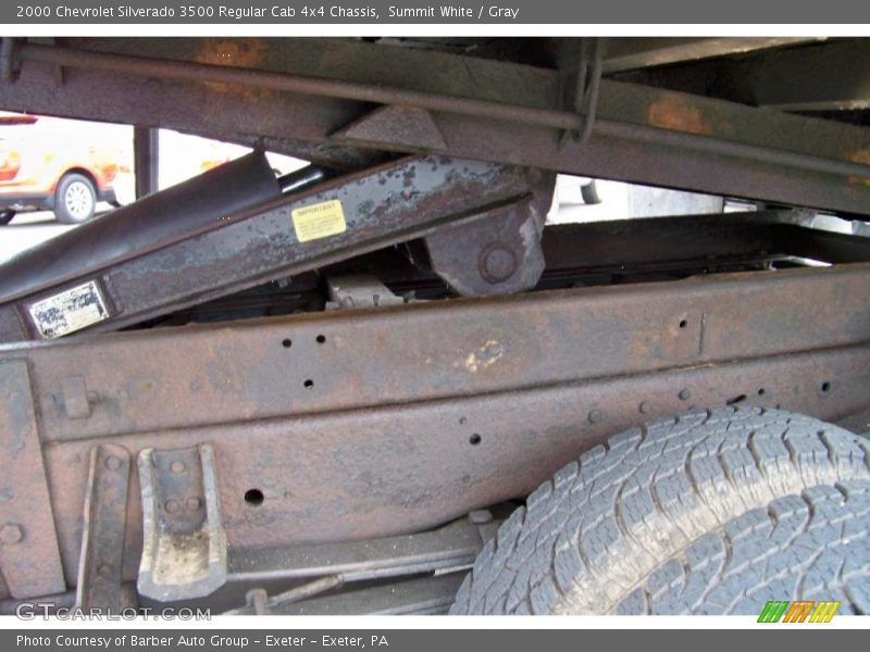 Summit White / Gray 2000 Chevrolet Silverado 3500 Regular Cab 4x4 Chassis