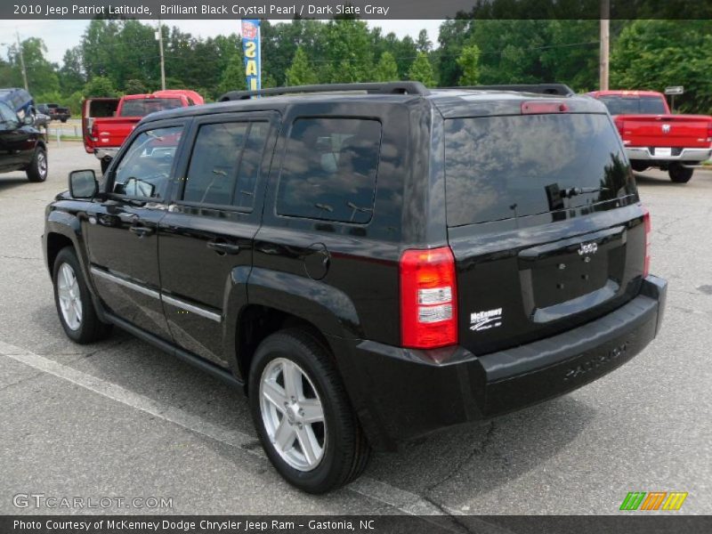 Brilliant Black Crystal Pearl / Dark Slate Gray 2010 Jeep Patriot Latitude