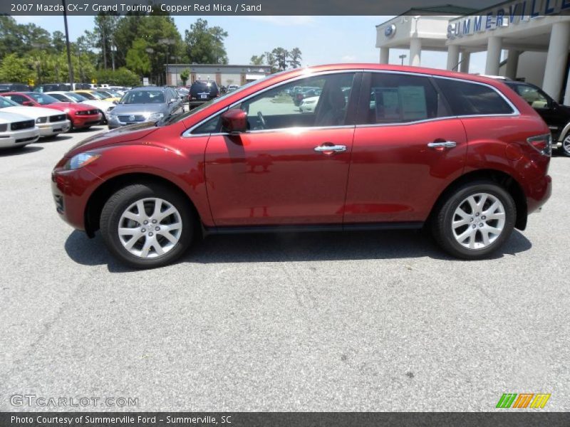 Copper Red Mica / Sand 2007 Mazda CX-7 Grand Touring