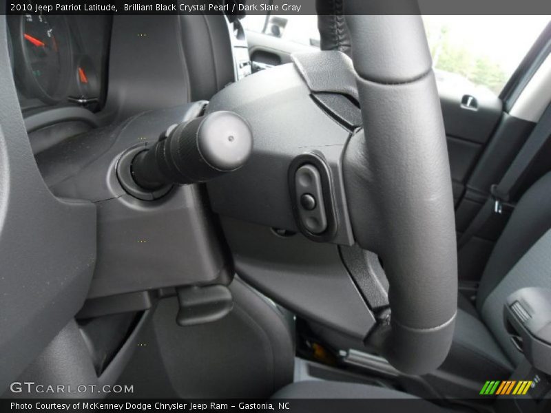 Brilliant Black Crystal Pearl / Dark Slate Gray 2010 Jeep Patriot Latitude