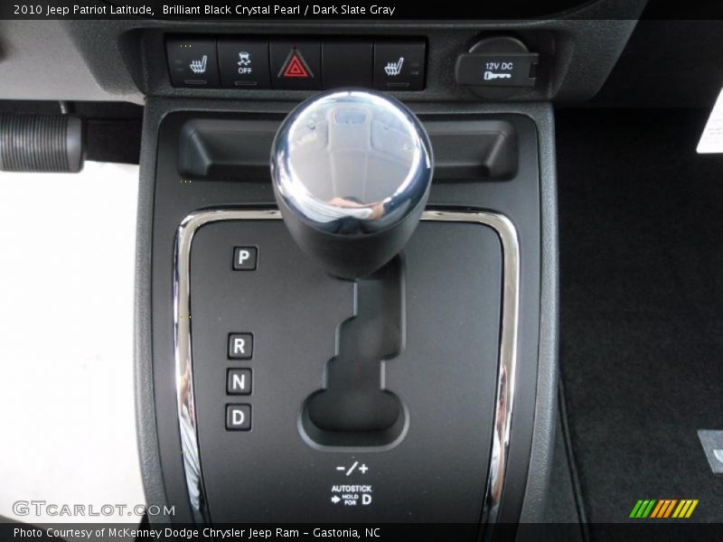 Brilliant Black Crystal Pearl / Dark Slate Gray 2010 Jeep Patriot Latitude