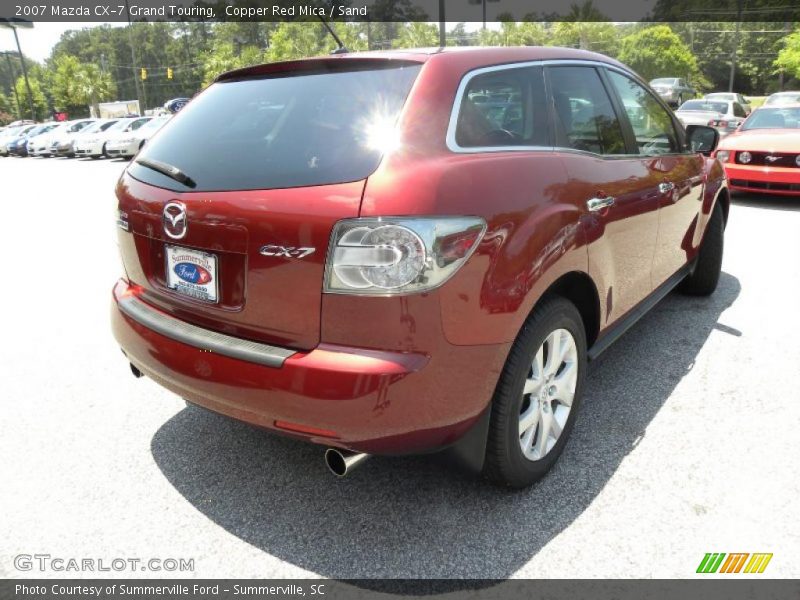 Copper Red Mica / Sand 2007 Mazda CX-7 Grand Touring