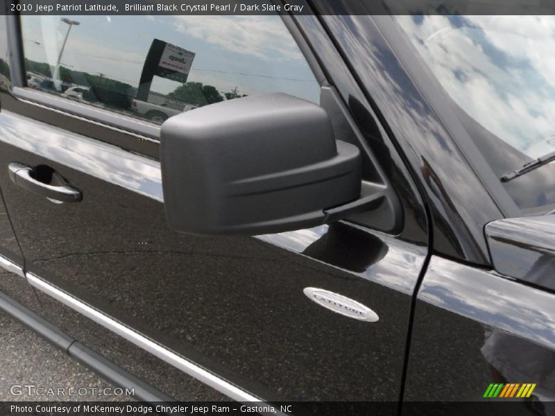 Brilliant Black Crystal Pearl / Dark Slate Gray 2010 Jeep Patriot Latitude