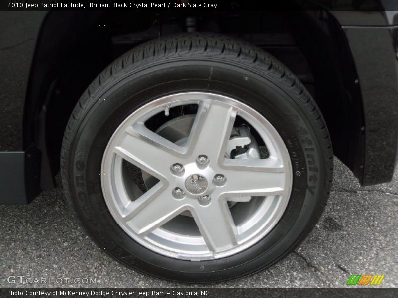 Brilliant Black Crystal Pearl / Dark Slate Gray 2010 Jeep Patriot Latitude